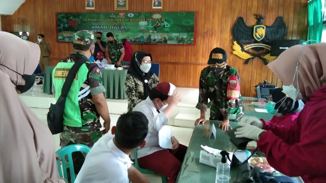 Puskesmas Dan Kodim 0422 Lambar Terus Galakkan Vaksin