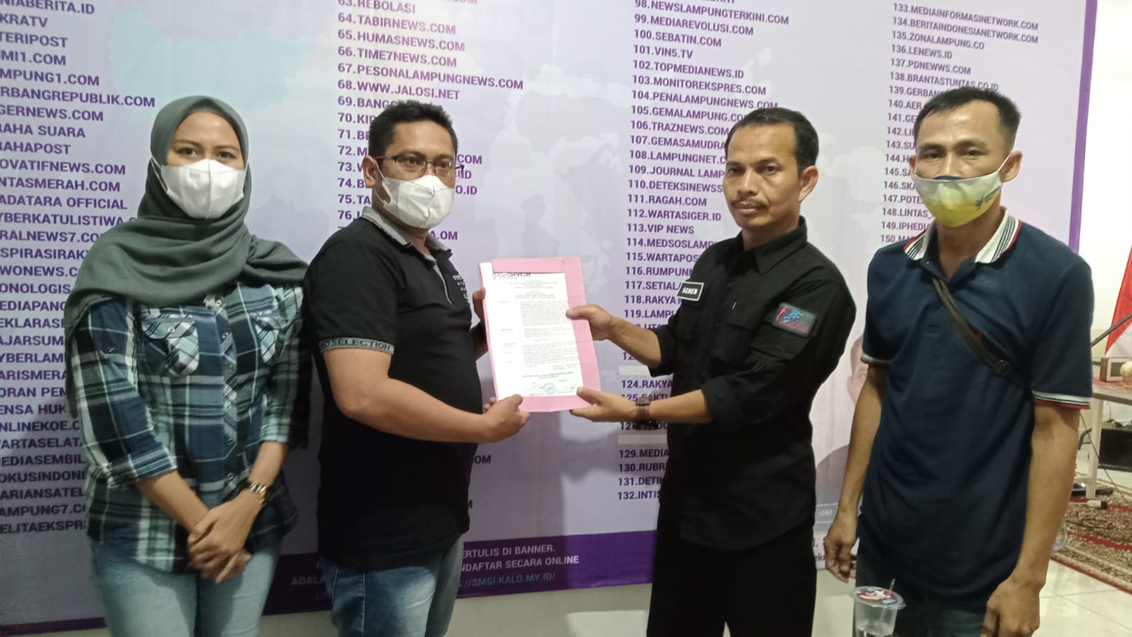 Selamat, SMSI Kota Bandar Lampung Terima SK