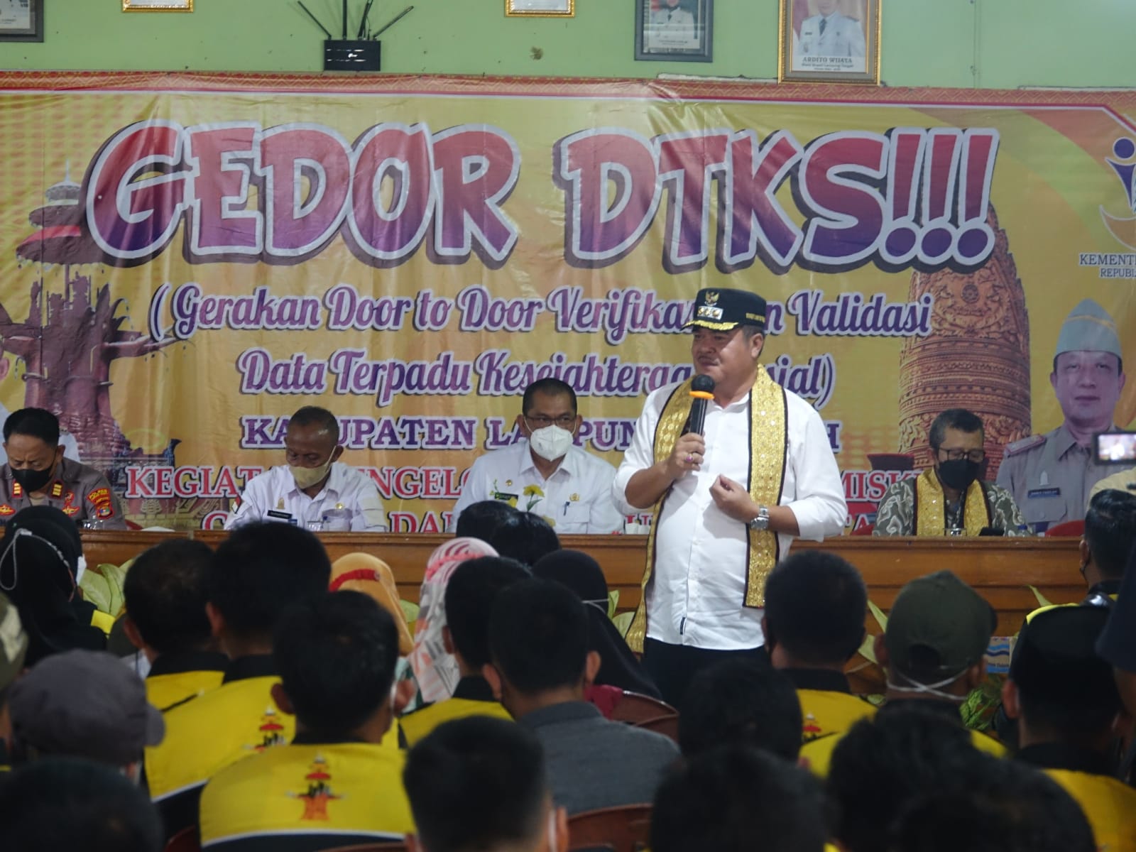 Bupati Musa Ahmad Launching Program Gendor DTKS Pertama di Indonesia