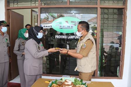 Kadis Kominfotik Resmikan Kantor RAPI Lampung Berhasil