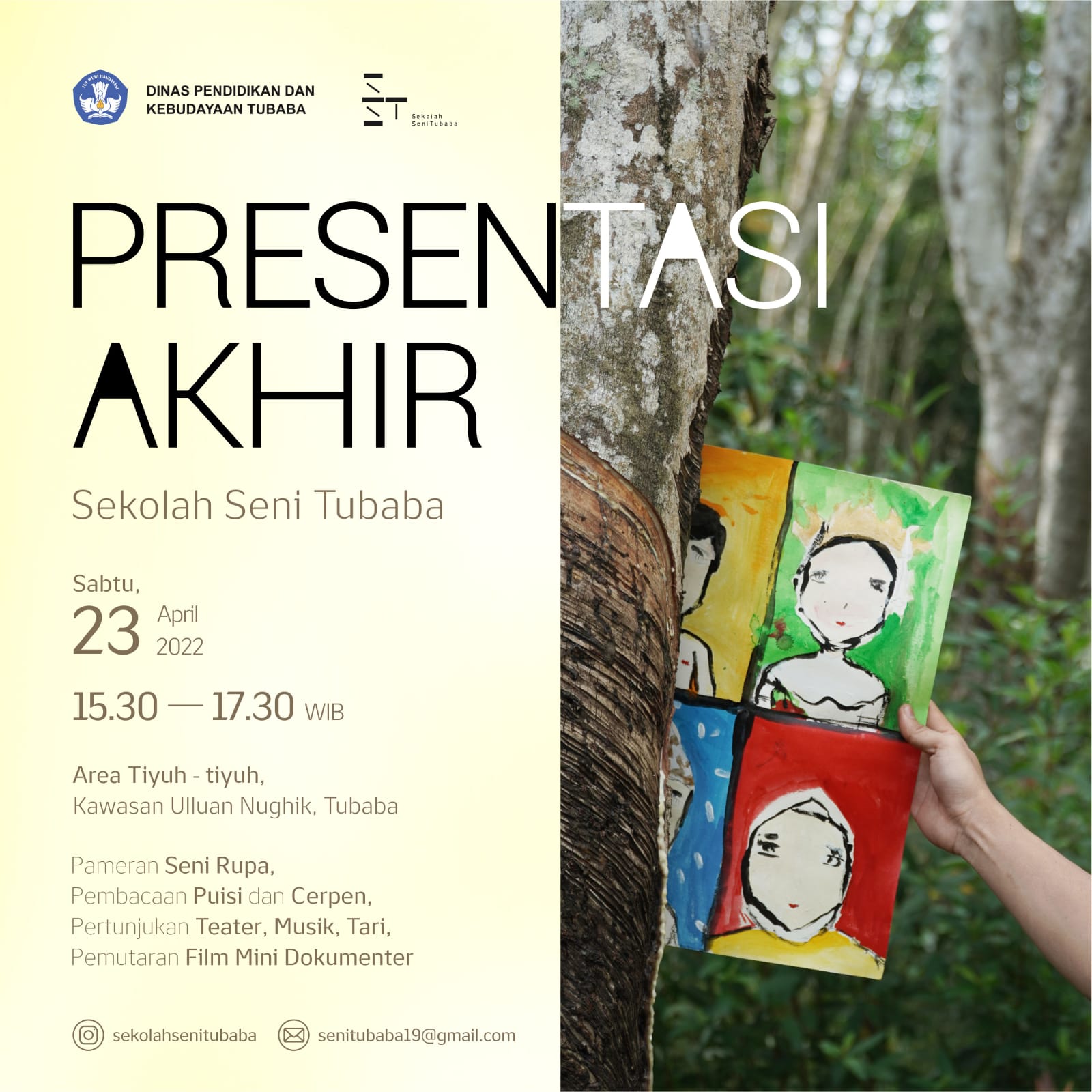 Presentasi Akhir Sekolah, Sekolah Seni Tubaba Libatkan 300 Peserta