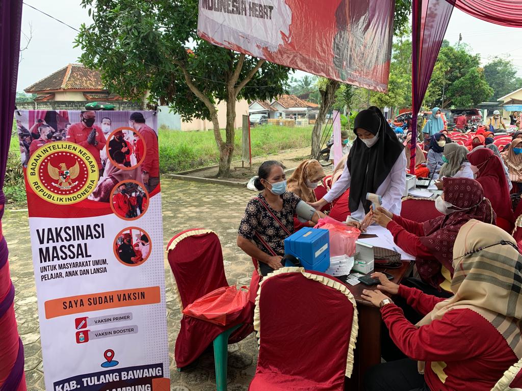 Percepat Heard Immunity Binda Lampung Gelar Vaksinasi di Tubaba