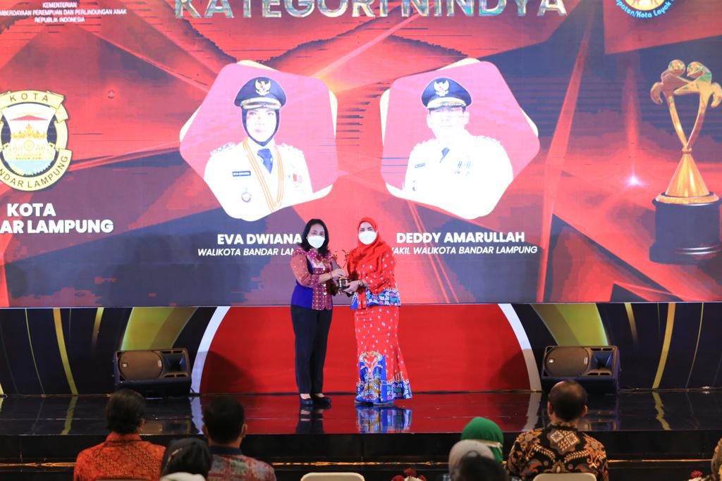 Pemkot Bandar Lampung Raih Predikat Kota Layak Anak Tingkat Nindya
