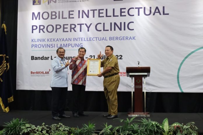 Gubernur Arinal Mengajak peran Aktif Pemerintah Daerah Melakukan Pendataan Potensi Kekayaan Intelektual Komunal