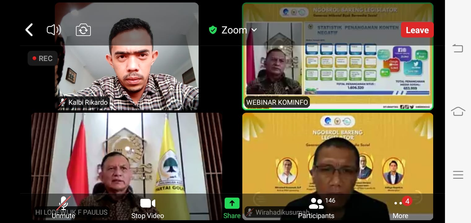 PWI Prov Lampung dan Letjen.TNI (Purn), Ajak Masyarakat Bijak Dalam Bermedsos