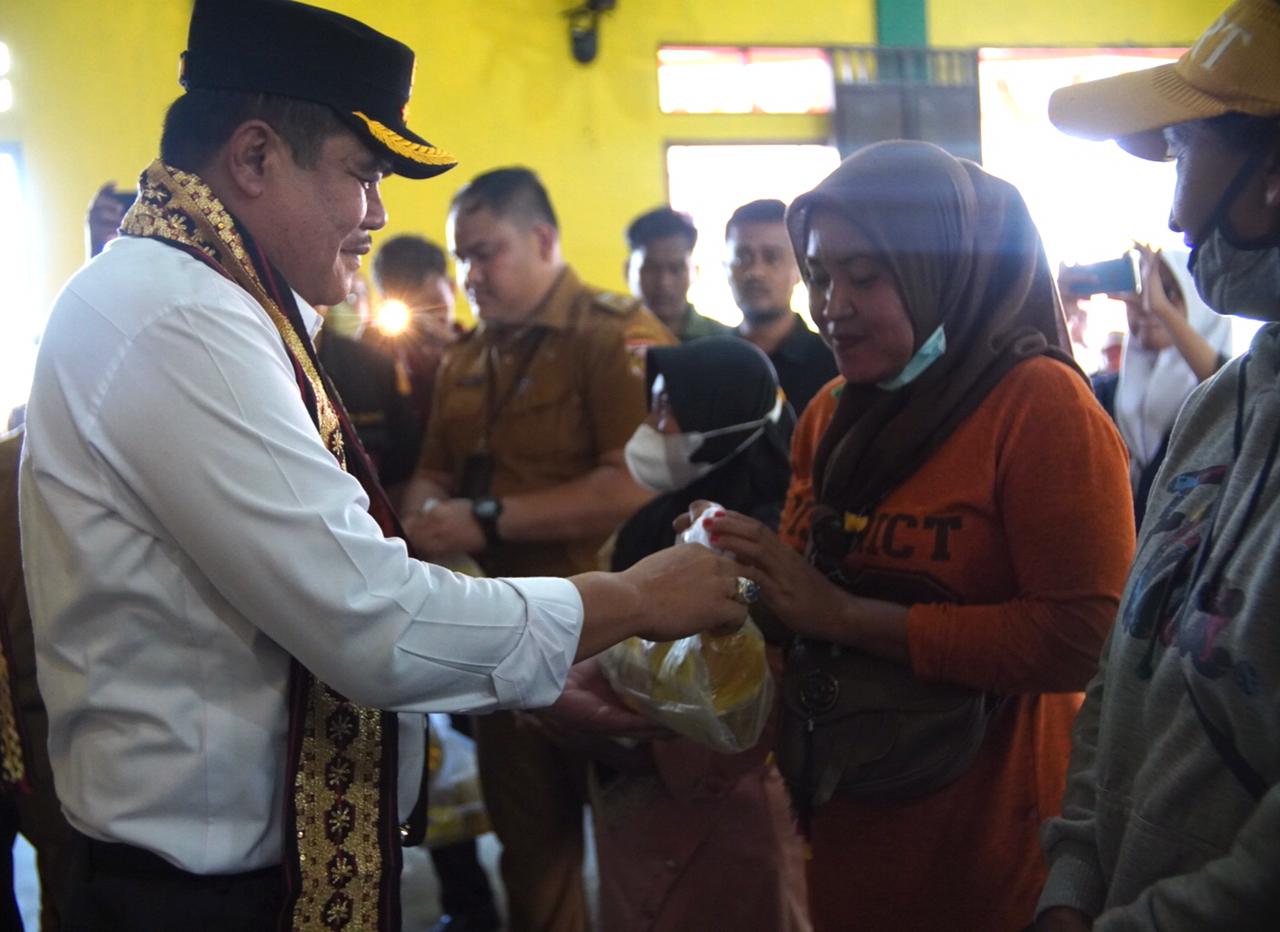Bupati Musa Ahmad Apresiasi Gelaran Pasar Murah SOKSI Lamteng