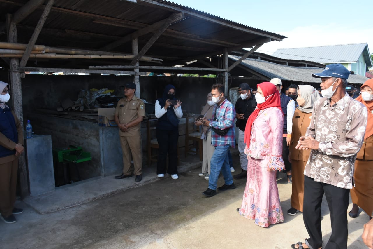 Cegah PMK, Walikota Eva Dwiana Tinjau Penyemprotan Desinfektan di Kandang Peternak Sukabumi