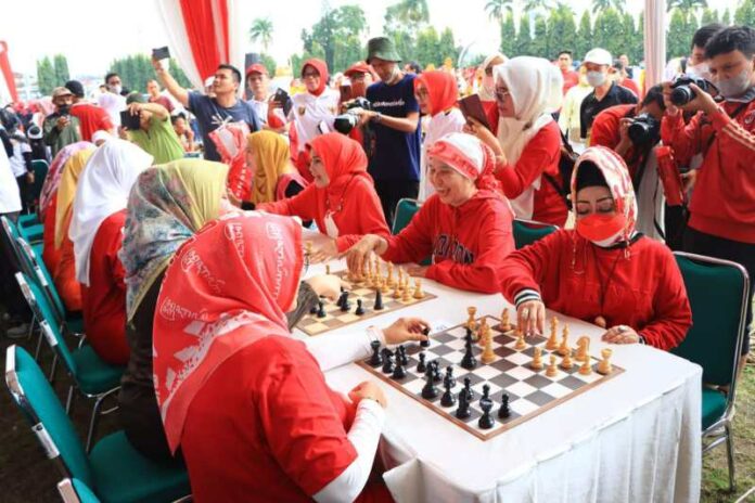 Meriahkan HUT RI, Pemprov Lampung Gelar Senam Bersama dan Berbagai Lomba