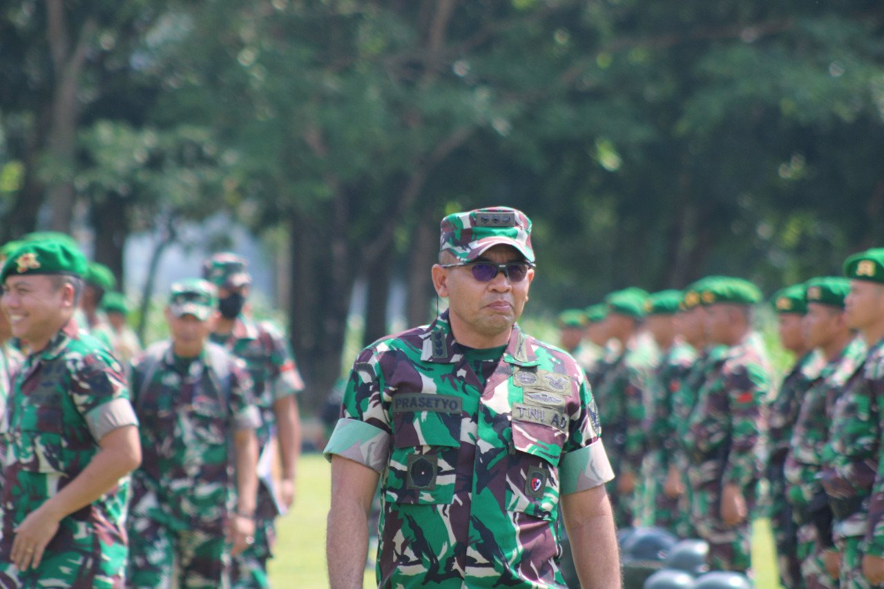 Cek Kesiapan Tugas, Tim Riksiapops Korem 043/Gatam Kunjungi Yonif 143/TWEJ