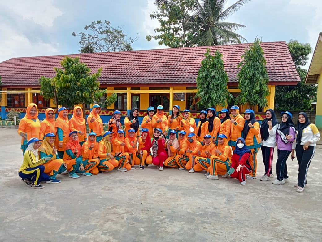Persiapan Bunga Kampung, Guru SD Se-Kecamatan Gunung Sugih Akan Menampilkan Senam Sehat