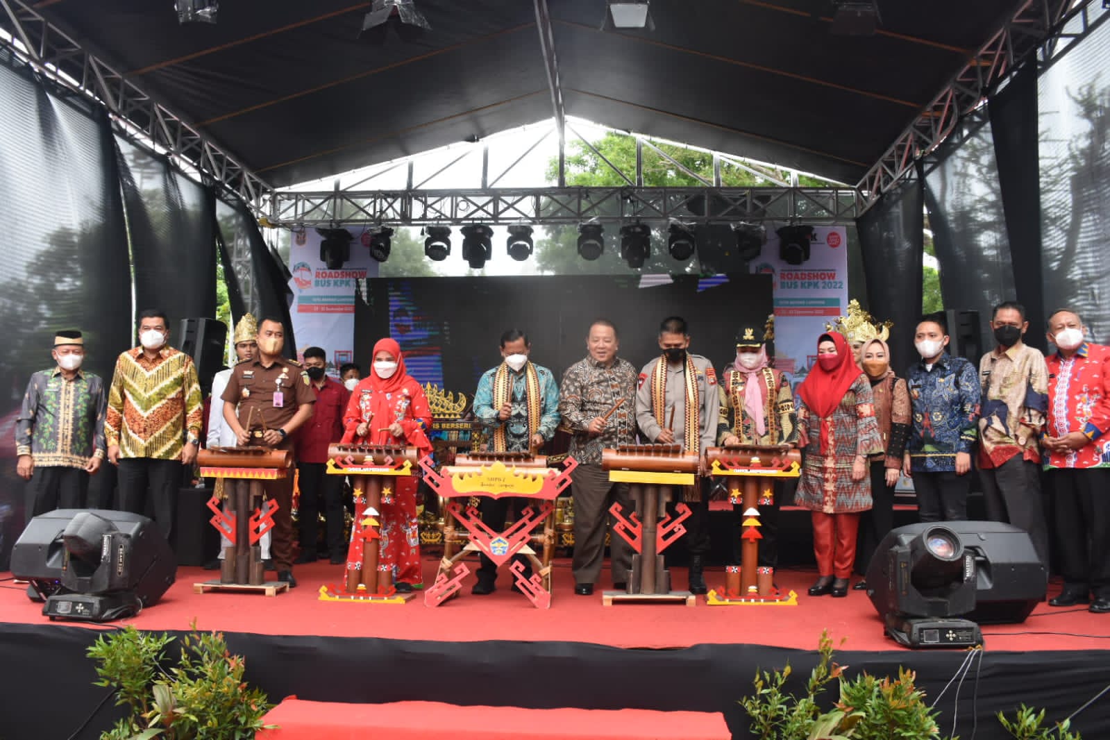 Roadshow Bus Antikorupsi di Lampung Resmi Dimulai