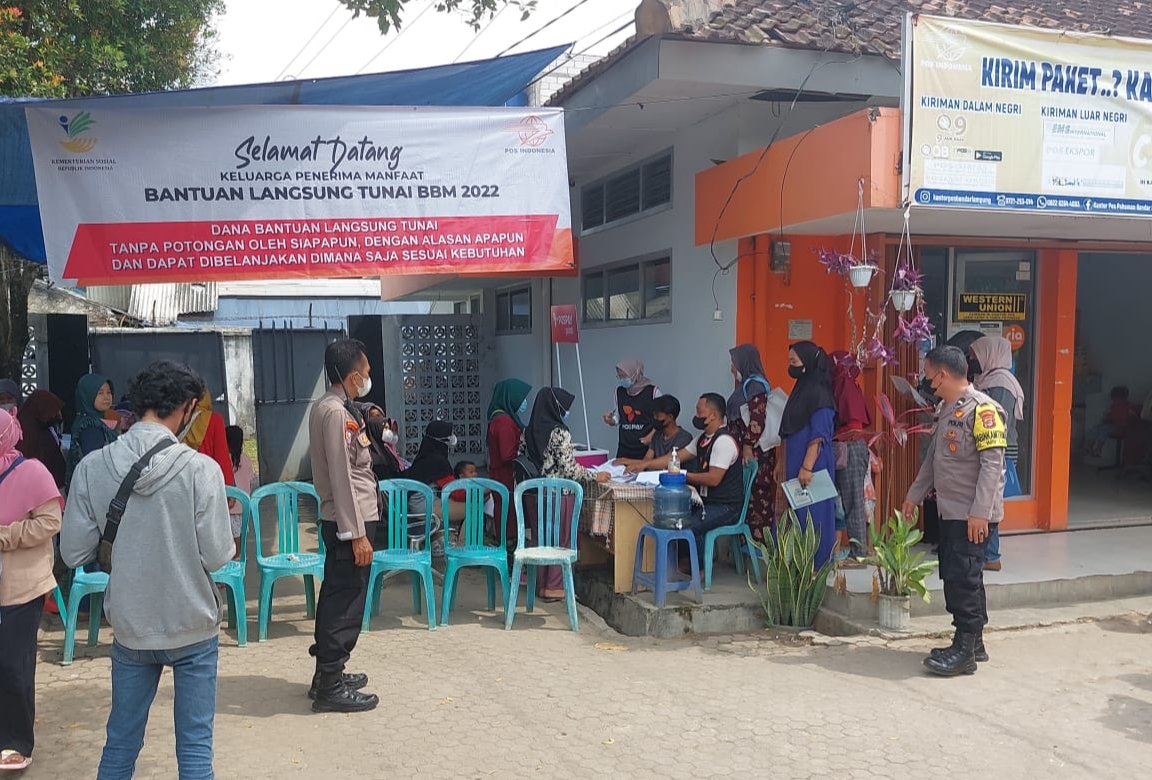 Polresta Bandar Lampung Amankan 13 Kantor POS Salurkan BLT