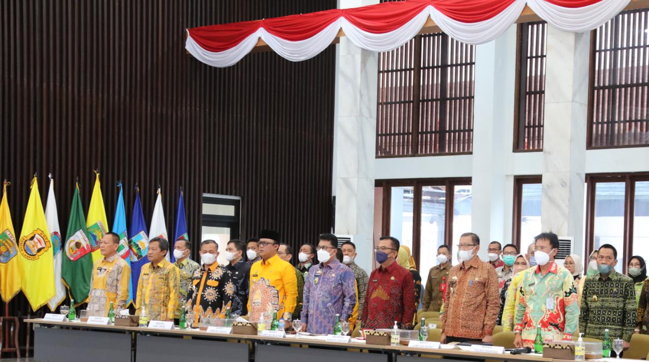 Wabup Lamteng Menghadiri Rakor Bersama