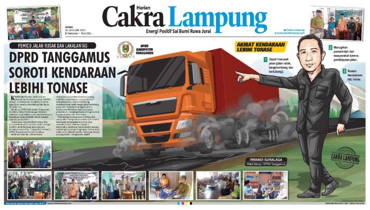 DPRD Tanggamus Soroti Kendaraan Lebihi Tonase