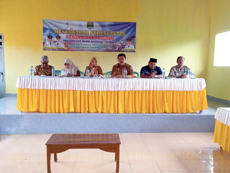 Camat Buminabung Siap Mantapkan Perencanaan Pembangunan Daerah