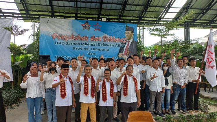 Relawan Milenial Anies Baswedan Dikukuhkan di Metro, Siap Menangkan Piplres 2024