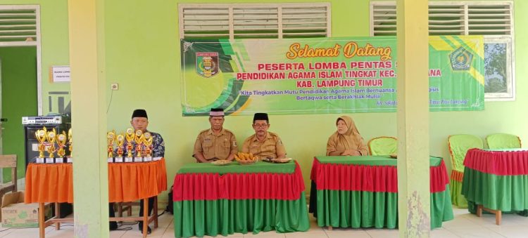 SD Se-Kecamatan Sukadana Gelar Lomba Pentas Seni Pendidikan Agama Islam Tingkat Kecamatan