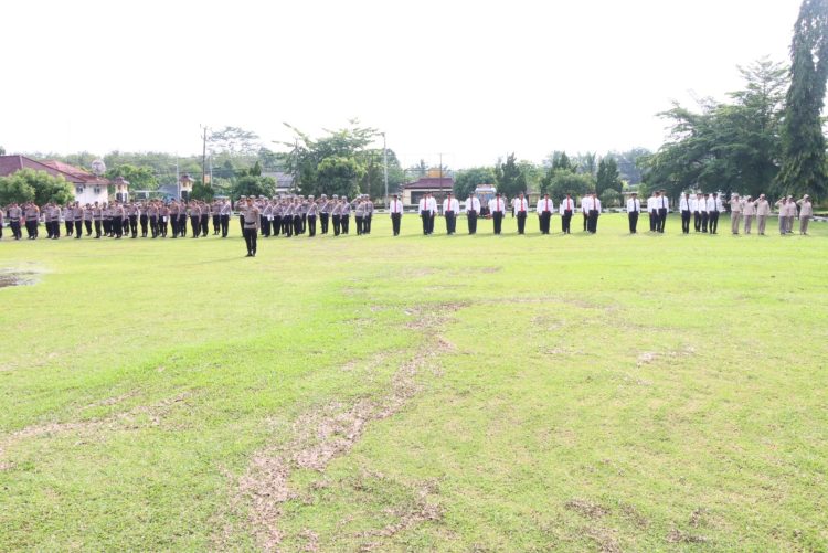 Polres Tuba Gelar Upacara Hari Kesadaran Nasional.
