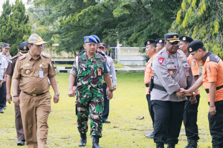 Sekdakab Tuba Hadiri Apel Gelar Pasukan Pengamanan Pilkakamp 2023 dan Pemilu 2024