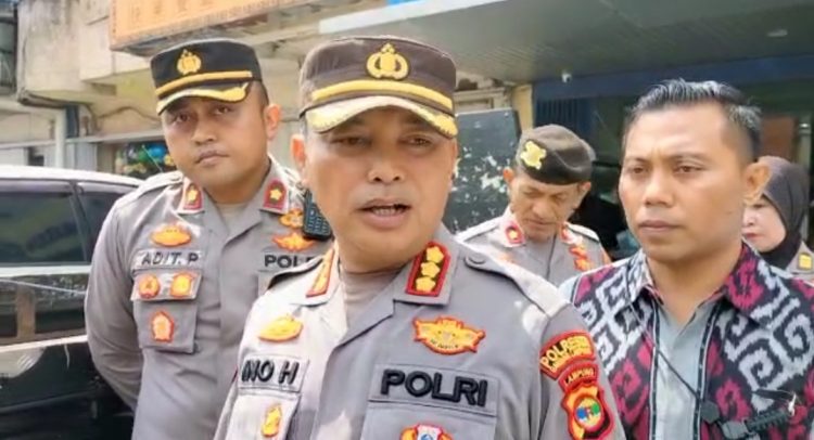 Ini Penjelasan Kapolres Bandar Lampung, Soal Perampokan Bank Arta Kedaton 