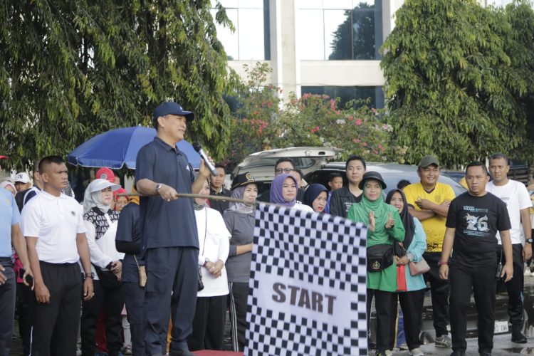 Peringati HUT Tuba ke 26 Pemerintah Kabupaten Tuba Gelar Kegiatan Jalan Sehat