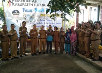 Jelang Hari Raya Idul Fitri 1444 H, Dinas Perdagangan Tuba Gelar Operasi Pasar Murah.