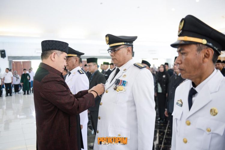 Bupati Pesawaran Lantik 132 Pejabat Struktural Dilingkup Pemkab Pesawaran