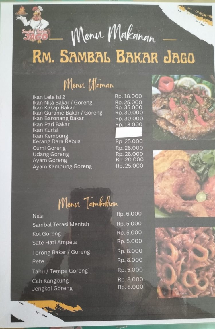 Jangan Ngaku Pecinta Kuliner Kalo Belum Cobain Sambal Bakar Jago di Sukarame