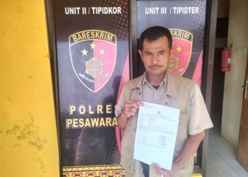 Gugur Seleksi Perangkat Desa Karena Diduga Tertipu Ijazah Palsu, Warga Pasar Baru Kedondong Laporkan Oknum Pembuat Ijazah Ke Mapolres Pesawaran