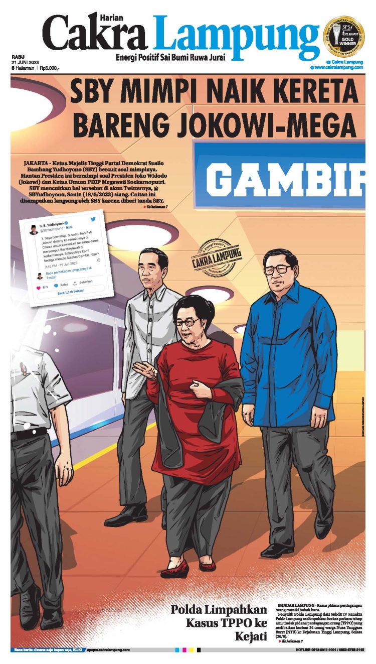 SBY Mimpi Naik Kereta Bareng Jokowi-Mega