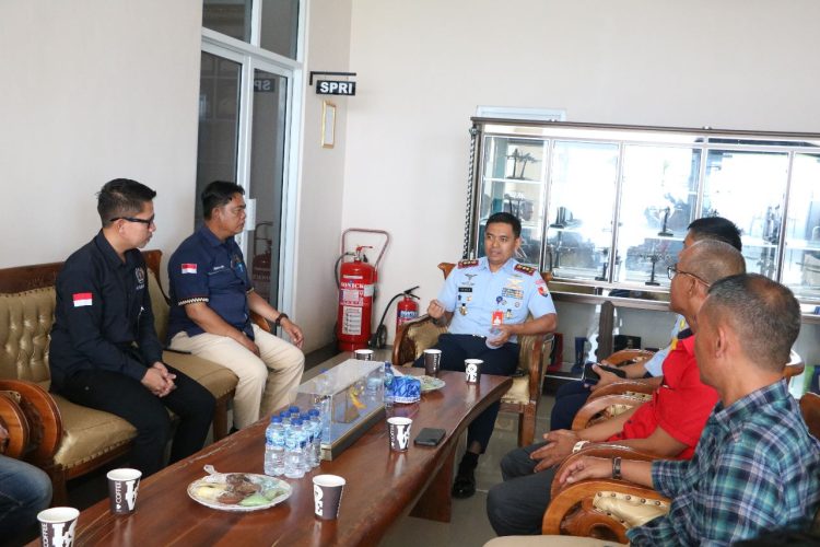 Pererat Sinergitas, PWI Tuba Kunjungi Danlanud M. Bun Yamin Astra Tulang Bawang