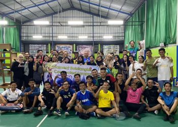 Meriahkan HUT RI ke-78, PT.Cipta Artha Nadya Dan Unilever Indonesia Area Lampung Gelar Tournament Bulutangkis