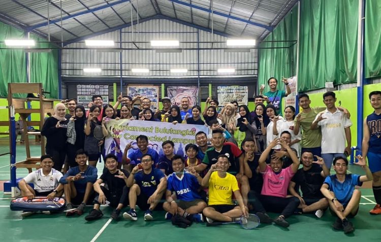 Meriahkan HUT RI ke-78, PT.Cipta Artha Nadya Dan Unilever Indonesia Area Lampung Gelar Tournament Bulutangkis