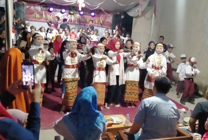 Kemeriahan Malam Puncak HUT RI ke-78 Di Perumahan Kampoeng Siger Bernung