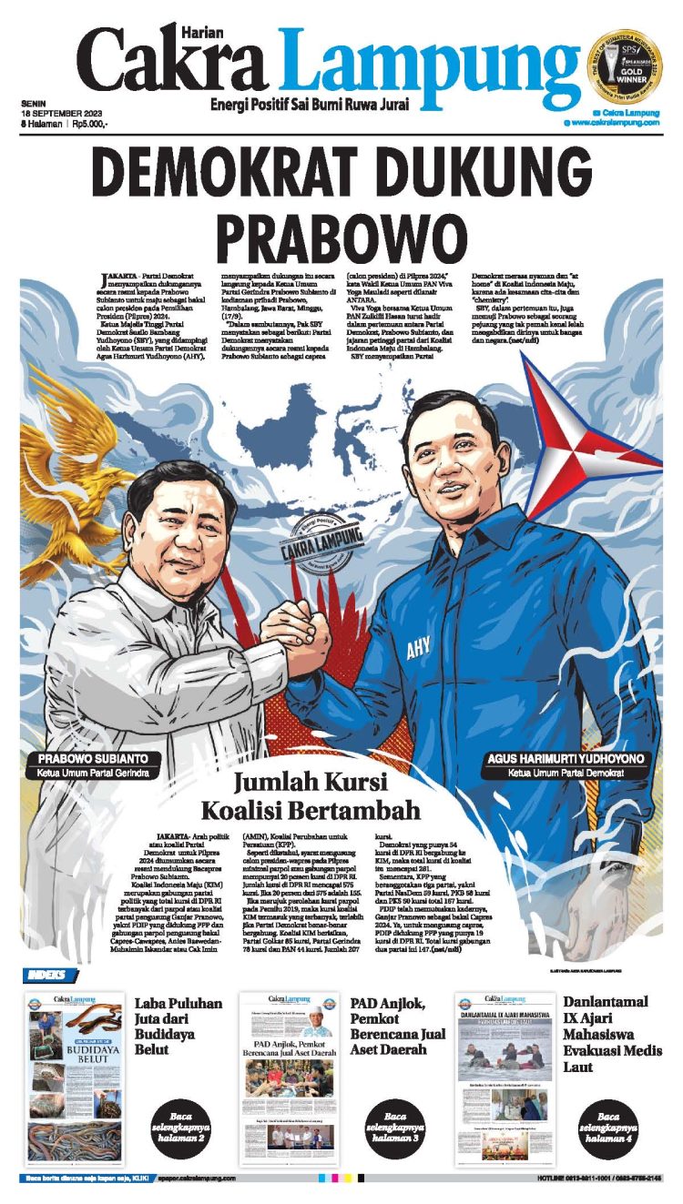 Demokrat Dukung Prabowo