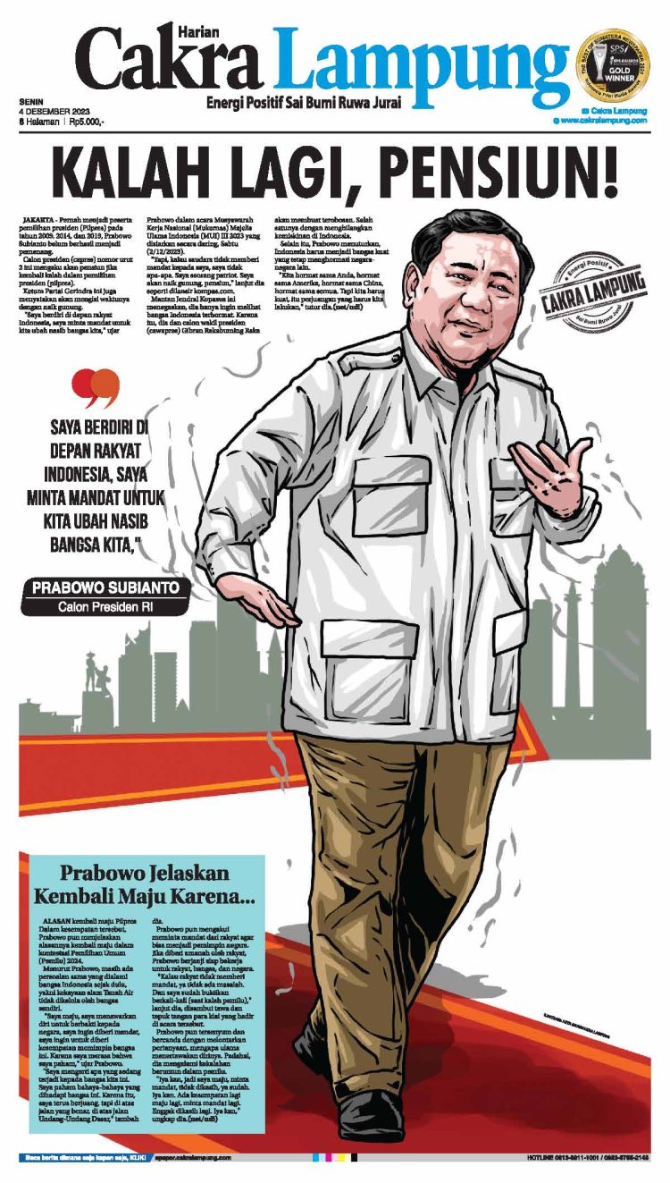 Kalah Lagi, Pensiun!