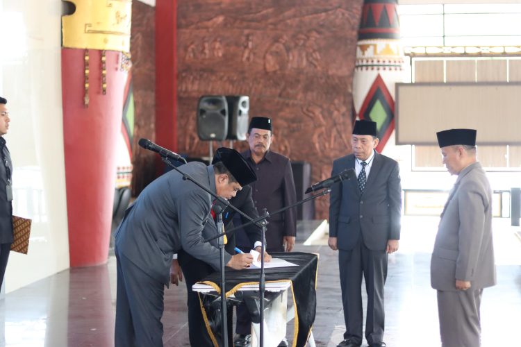 Pisah Sambut Sekda Kabupaten Lampung Tengah, Nirlan: Mohon Maaf Atas Kekhilafan