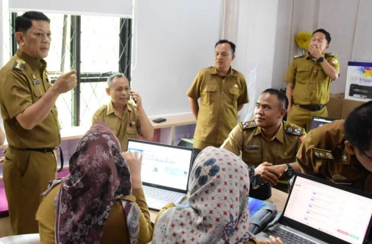 Awal Tahun 2024 Pj.Bupati Firsada Cek Disiplin Kinerja Pegawai Tubaba