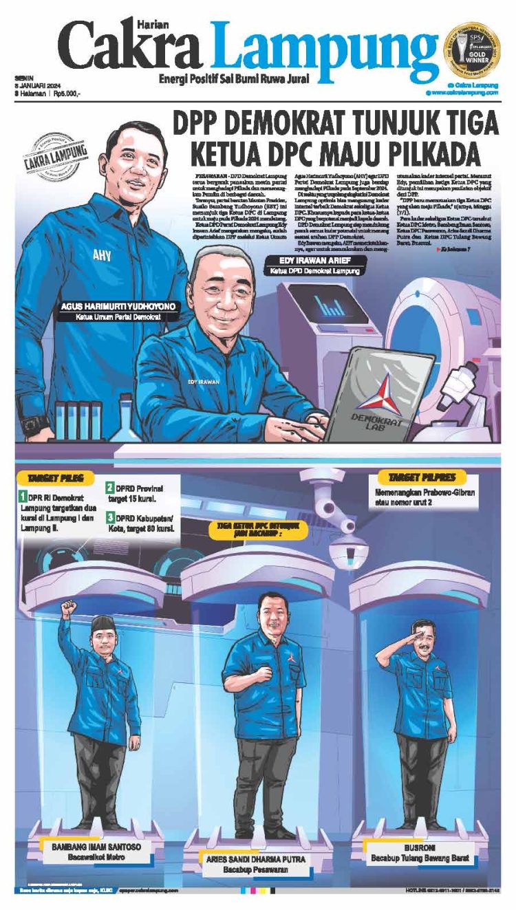 DPP Demokrat Tunjuk Tiga Ketua DPC Maju Pilkada