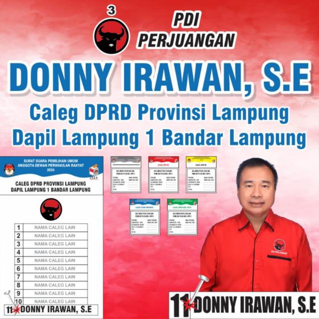 Caleg DPRD Lampung Donny Irawan Komitmen Beri Pendampingan Kepada Masyarakat