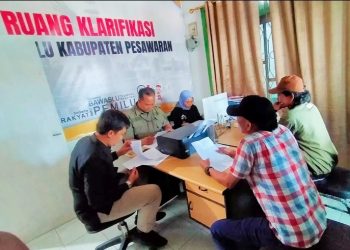 Sambangi Bawaslu, Tim Pemenangan Caleg Partai Nasdem Pesawaran Tuntut Perhitungan Suara Ulang di Dapil 2