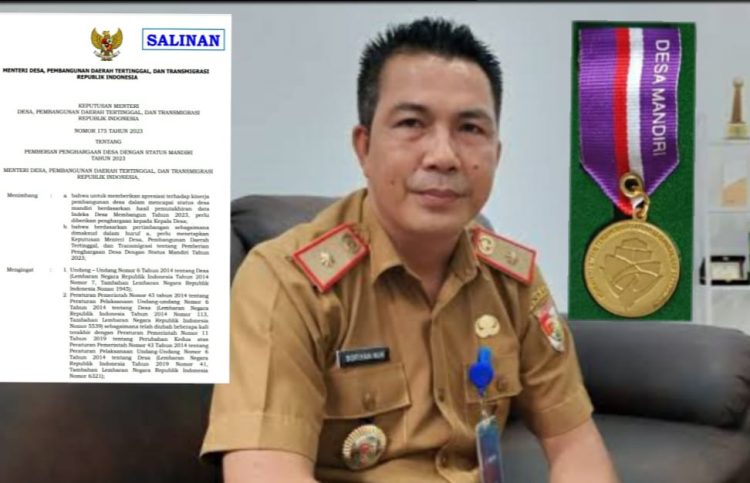 MendesPDTT RI Memberikan Penghargaan Desa Dengan Status Mandiri Kepada 11 Tiyuh Di Tubaba