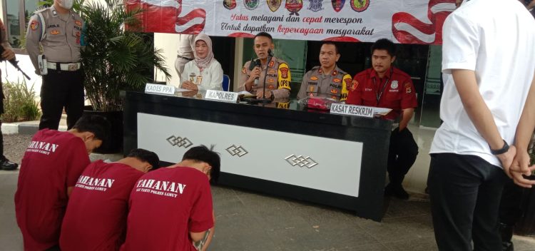 Polisi Amankan 6 Dari 10 Pelaku Pemerkosaan Anak di Lampung Utara