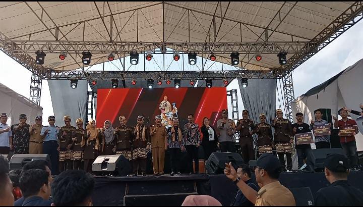 KPU Tulangbawang Luncurkan Maskot dan Jingle Pilkada 2024.