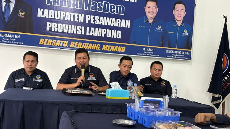 NasDem Siap Berkoalisi Dengan Demokrat Demi Tegaknya Demokrasi Dan Kemajuan Pesawaran
