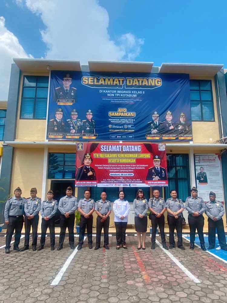Kakanwil Lampung Kunjungi Imigrasi Kotabumi, Ini Tujuannya
