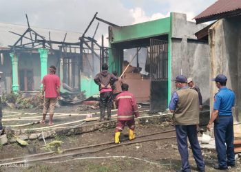 Kerugian Kebakaran Di Seranggas Pasar Liwa Capai Rp500 juta, ini penyebabnya