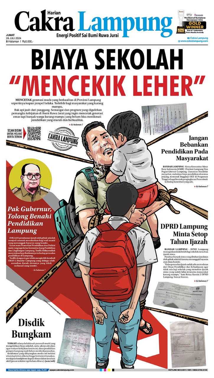 Biaya Sekolah “Mencekik Leher”