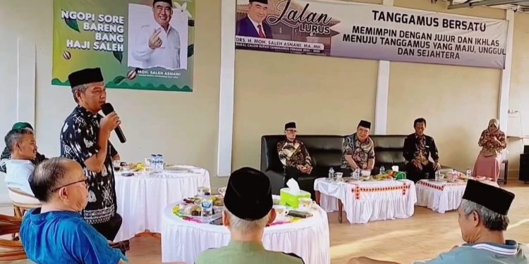 BHS Dan Para Tokoh Ngopi Bareng Bahas Kemajuan Tanggamus
