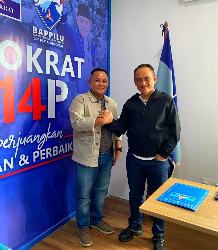 Nanang Bertemu Andi Arief Bahas Rekomendasi Partai Demokrat Untuk Pilkada Lamsel